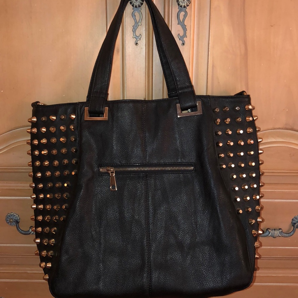 Lionel Black Studded Purse